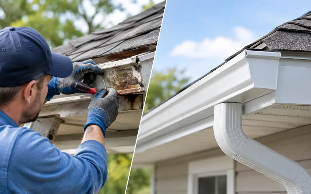 Gutter Repair Versus Replacement: Which Is Right?