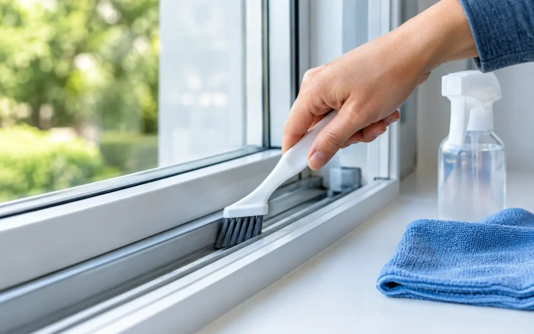 How to Clean Window Tracks Without the Mess